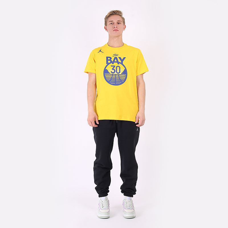 мужская желтая футболка Nike Golden State Warriors Essential Statement Edition Tee CV9978-731 - цена, описание, фото 5